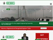 Tablet Screenshot of coren.gov.ng