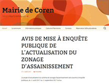 Tablet Screenshot of coren.fr